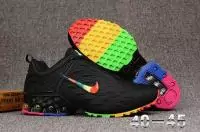 original nike shox reax profession outdoor training basketball rainbow series